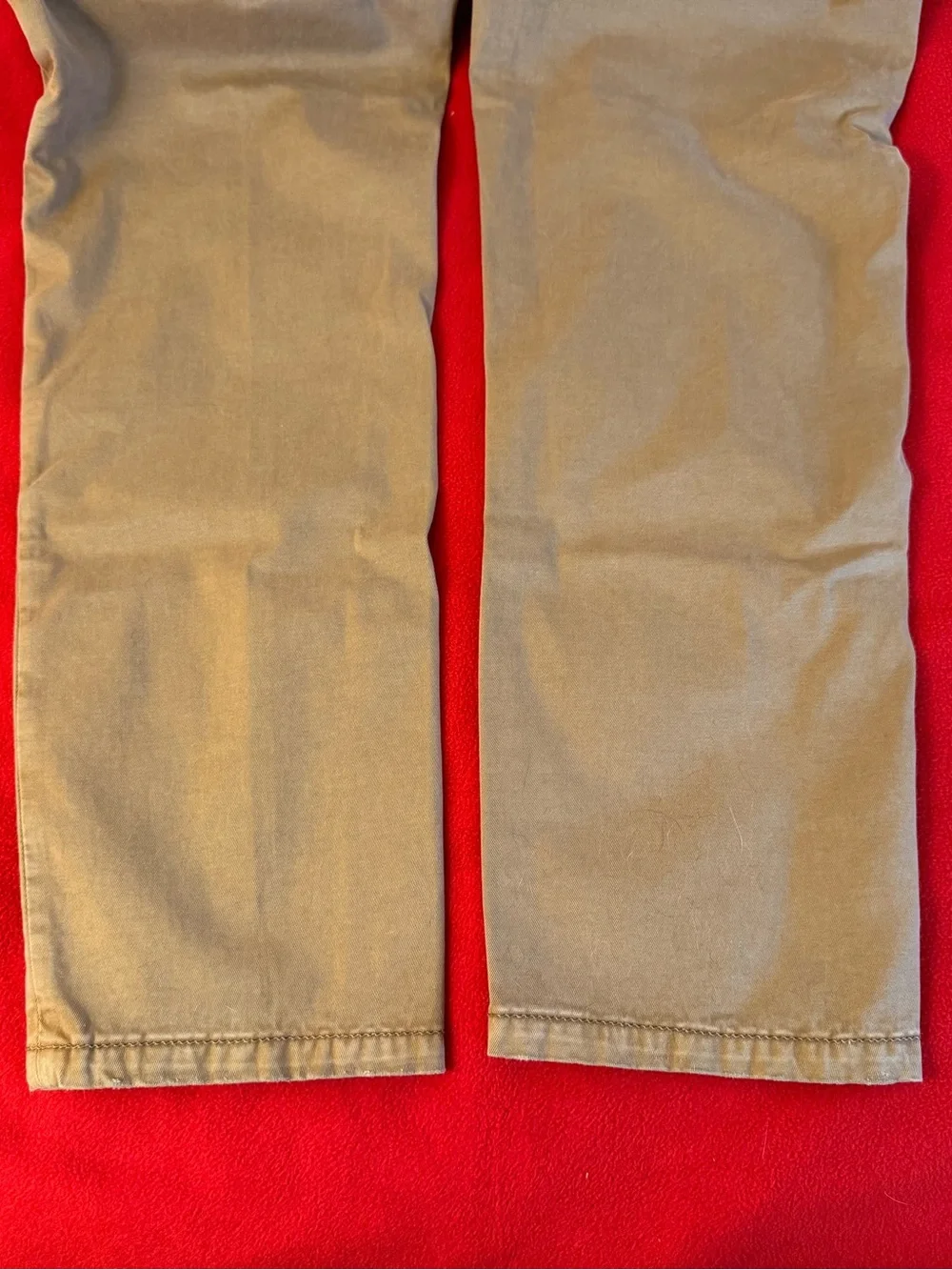 Borrelli Napoli Caracciolo -LB Men's Cotton Beige Khaki Chino Pants Size: 40X31